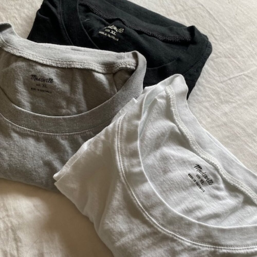 3 Madewell Tees XL